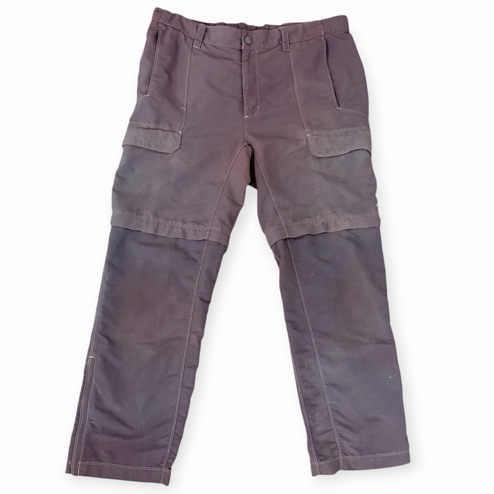 The North Face Men's Convertible Cargo Pants Brown Nylon Canvas Size M